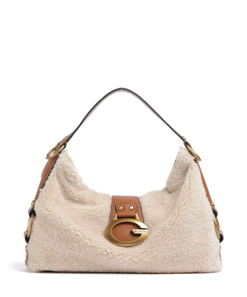 Guess Camden Beuteltasche natural/cognac