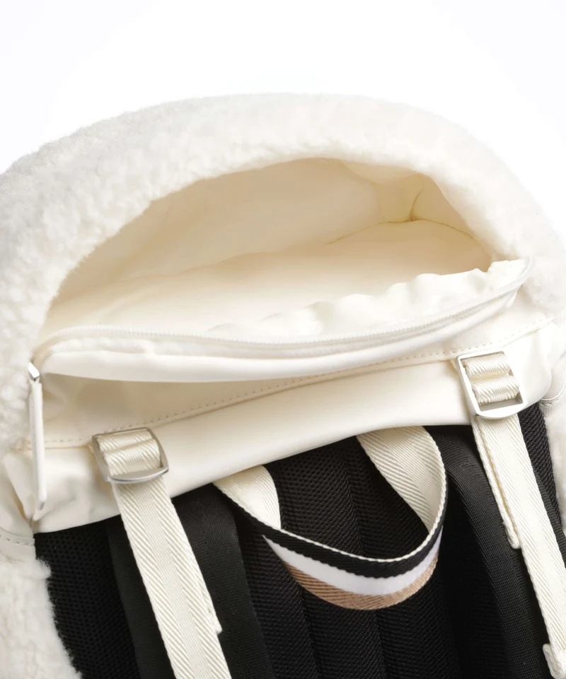 BOSS B Icon Rucksack open white