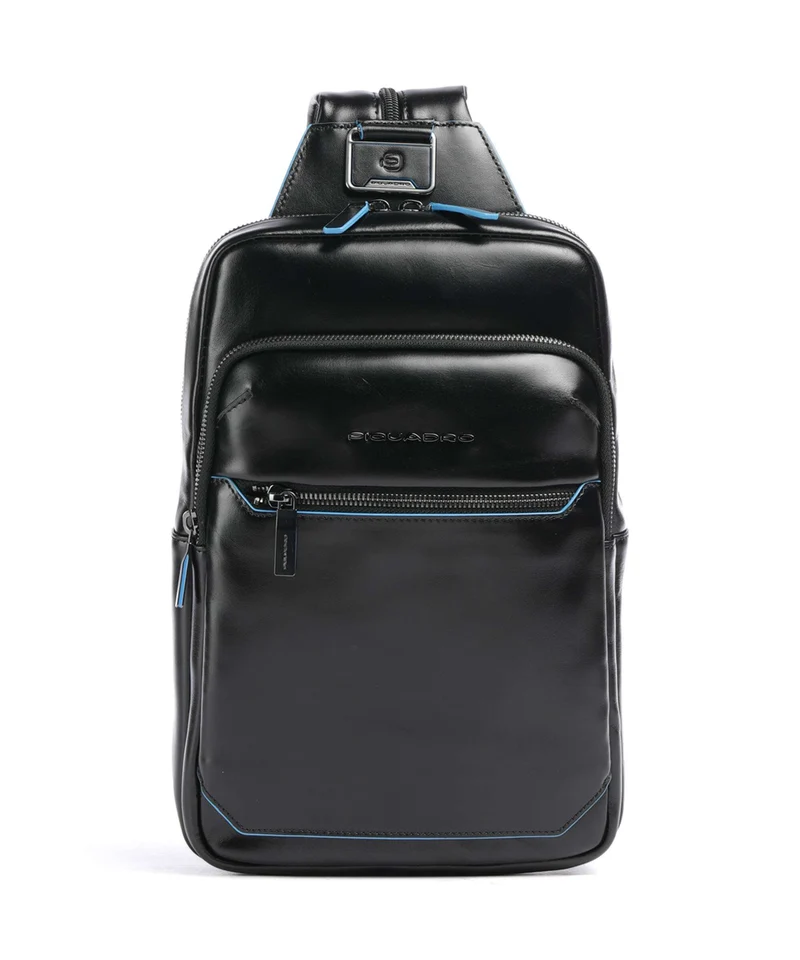 Piquadro Blue Square Slingbag nero