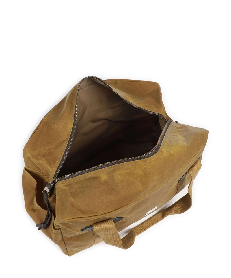 Filson Oil Finish Tin Cloth Weekender dark tan