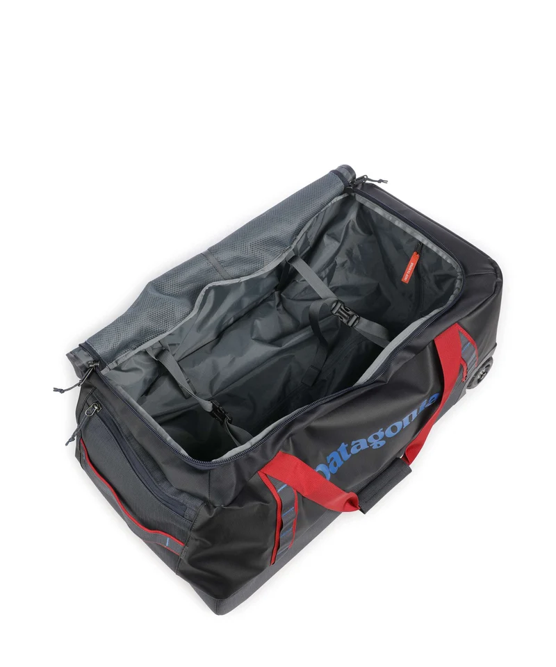 Patagonia Black Hole 70 Rollenreisetasche smolder blue w/amanita red