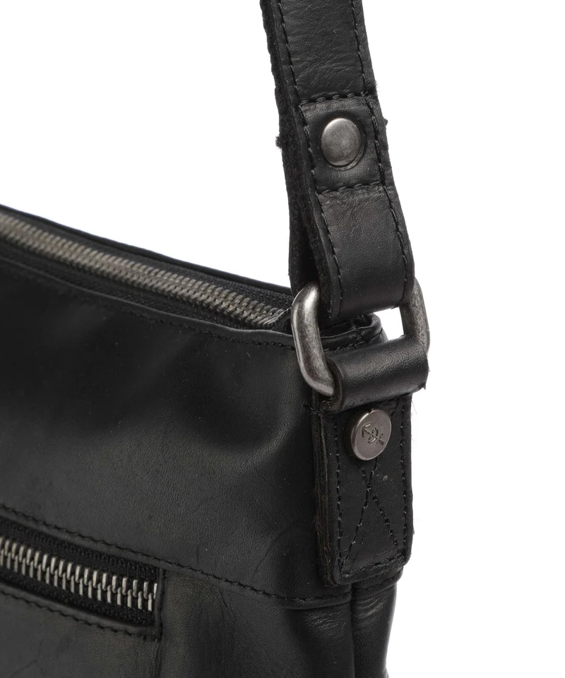 The Chesterfield Brand Wax Pull Up Cow Cartagena Umhängetasche black