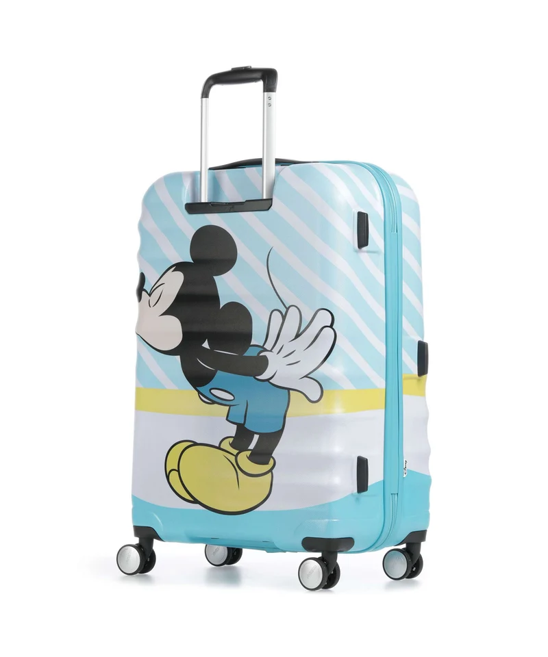 American Tourister Wavebreaker Disney 4-Rollen Trolley mickey blue kiss