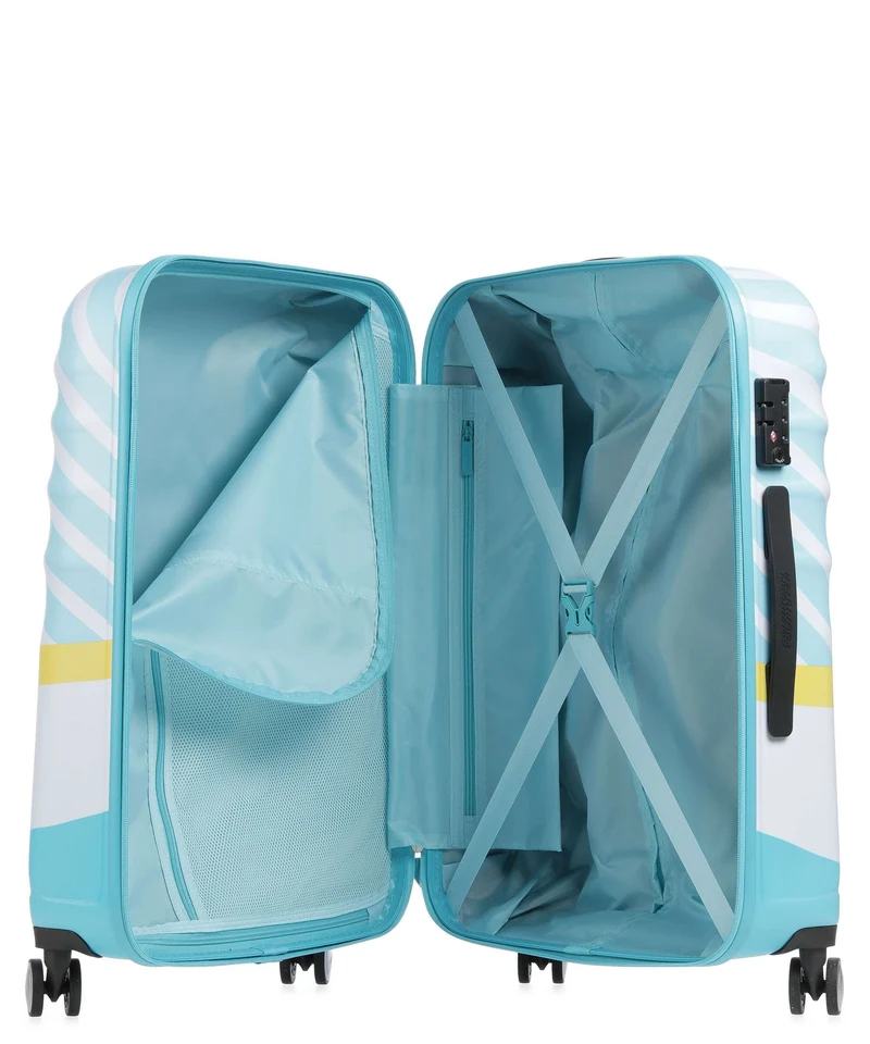American Tourister Wavebreaker Disney 4-Rollen Trolley mickey blue kiss