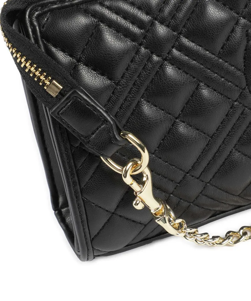 Love Moschino Quilted Schultertasche nero