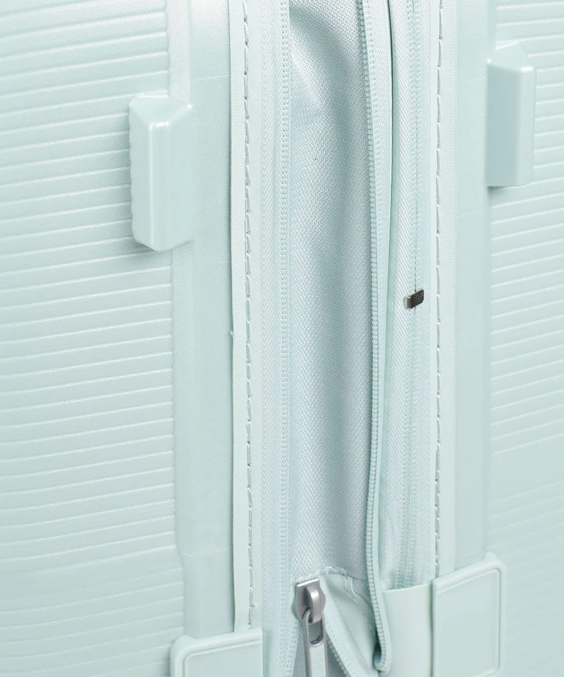 American Tourister Starvibe 4-Rollen Trolley metallic surf blue