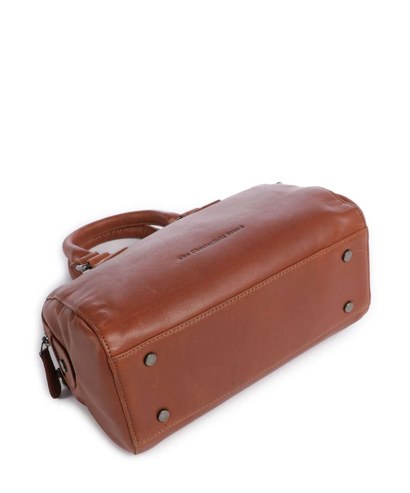The Chesterfield Brand Wax Pull Up Cow Dalford Handtasche cognac