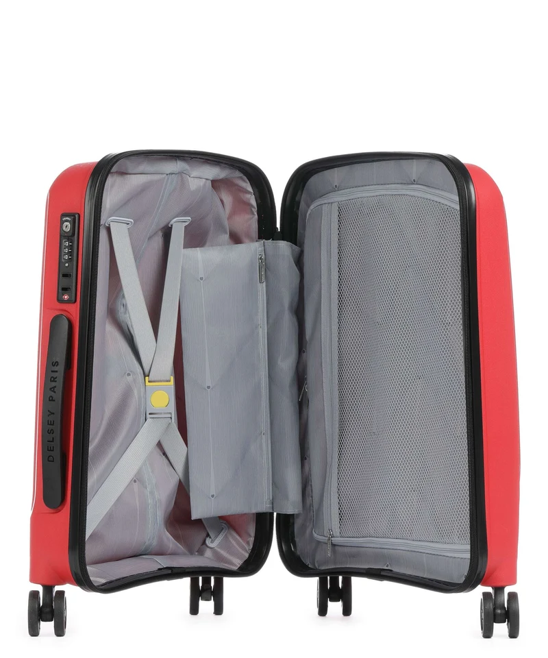 Delsey Paris Belmont Plus 4-Rollen Trolley orange