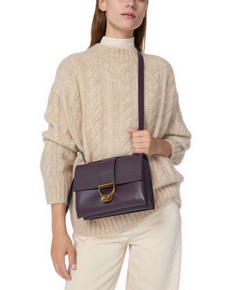 Coccinelle Arlettis Schultertasche prune