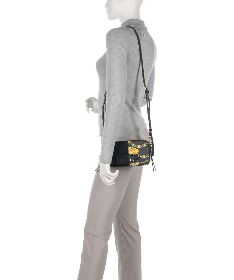 Versace Jeans Couture Rock Cut Umhängetasche black/gold