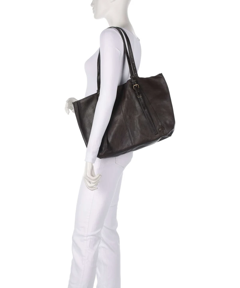 Depeche True Trend Schultertasche dark brown