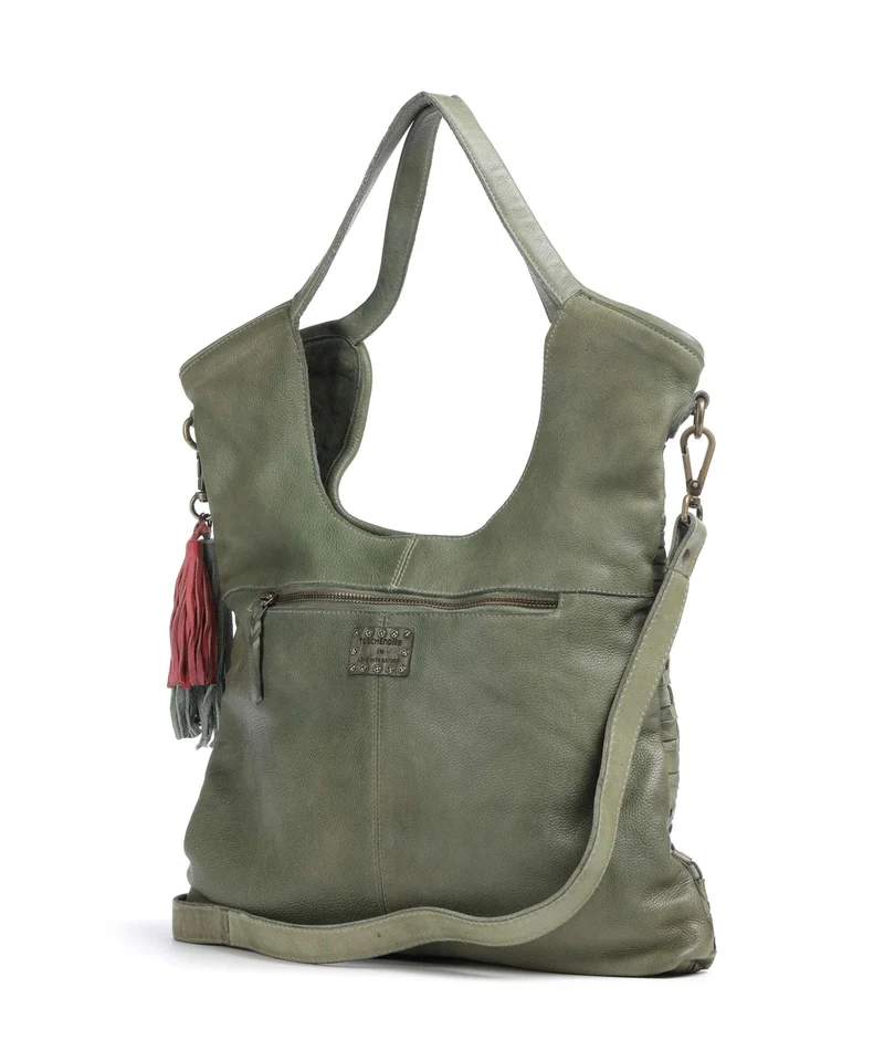 Taschendieb Wien Venusweg 3 Shopper green leaf