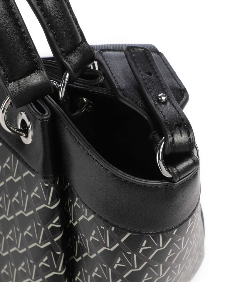 Armani Exchange Wave Monogram M Handtasche black