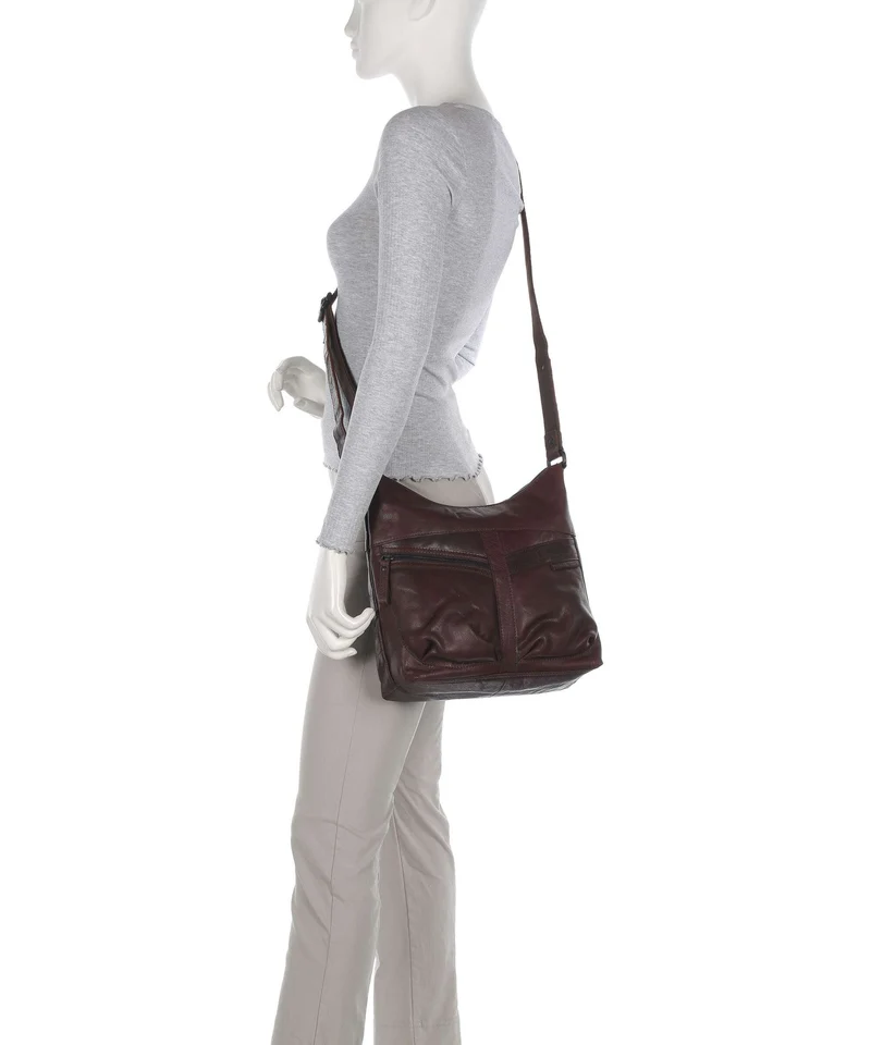 Spikes & Sparrow Bronco Morgane Umhängetasche dark brown