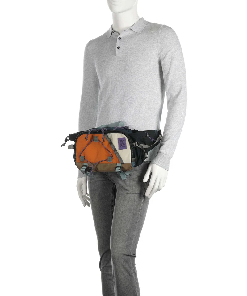 Topo Designs Mountain Hydro Gürteltasche stone blue/bone white