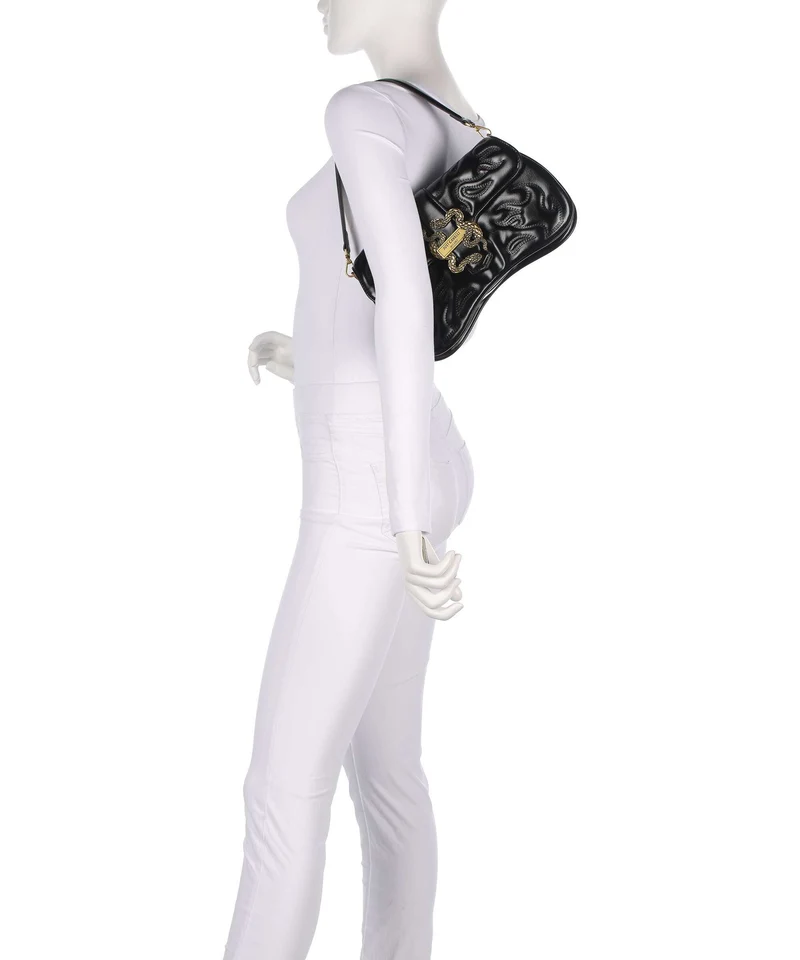 Just Cavalli Iconic Snakes Schultertasche black