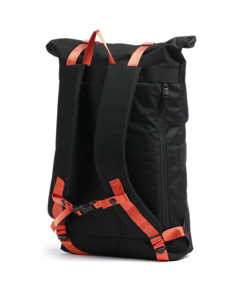 Doughnut The Dudes Christopher Dark Rolltop Rucksack black