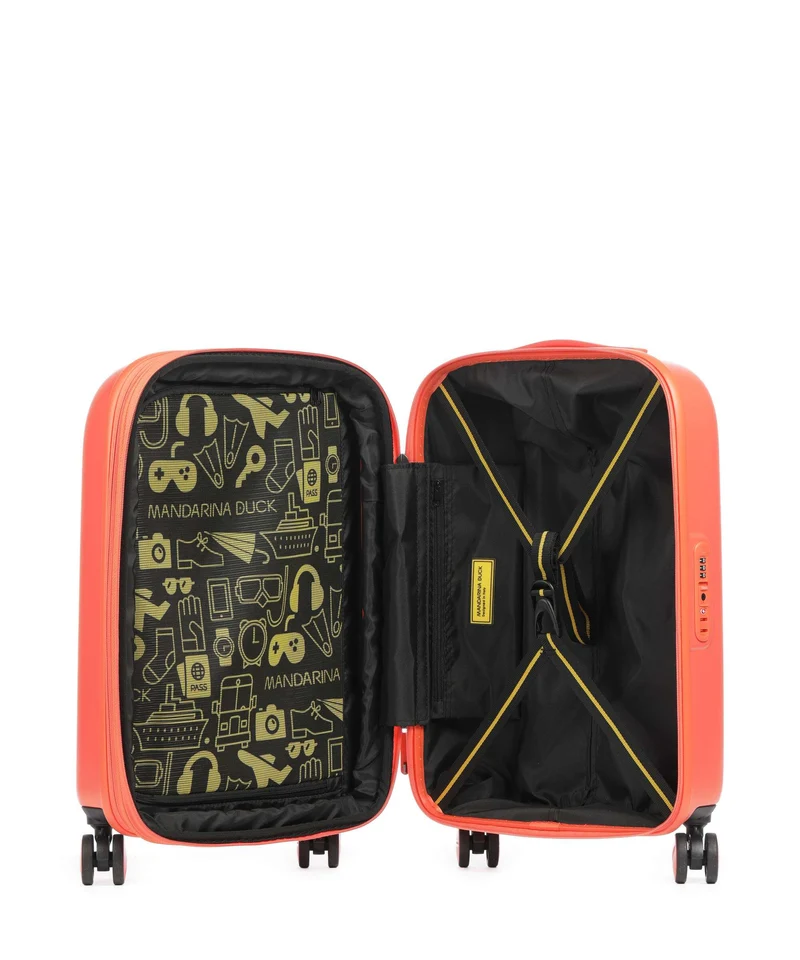 Mandarina Duck Logoduck+ 4-Rollen Trolley pumpkin