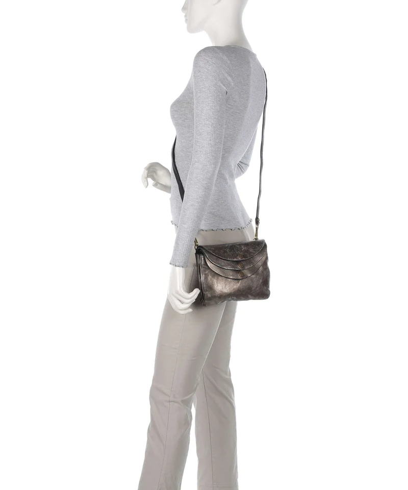 Campomaggi Umhängetasche lead grey