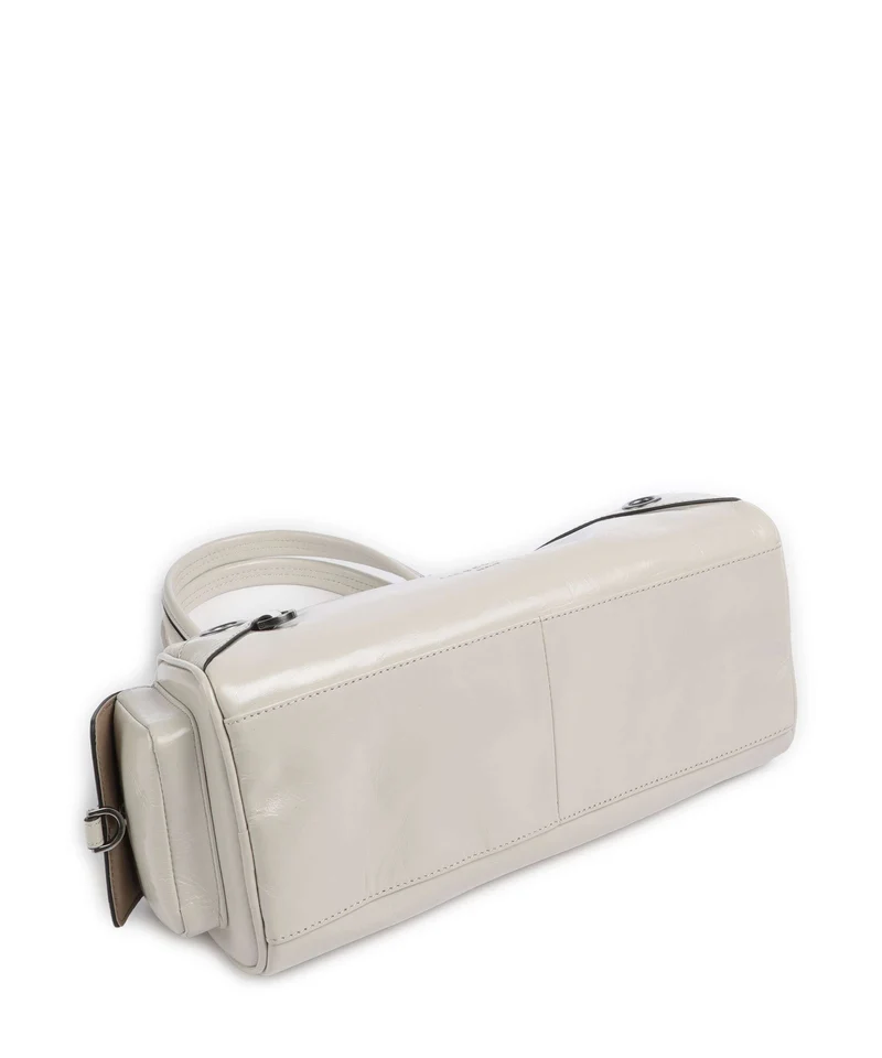 Liebeskind Nika Lack Distressed M Schultertasche milk
