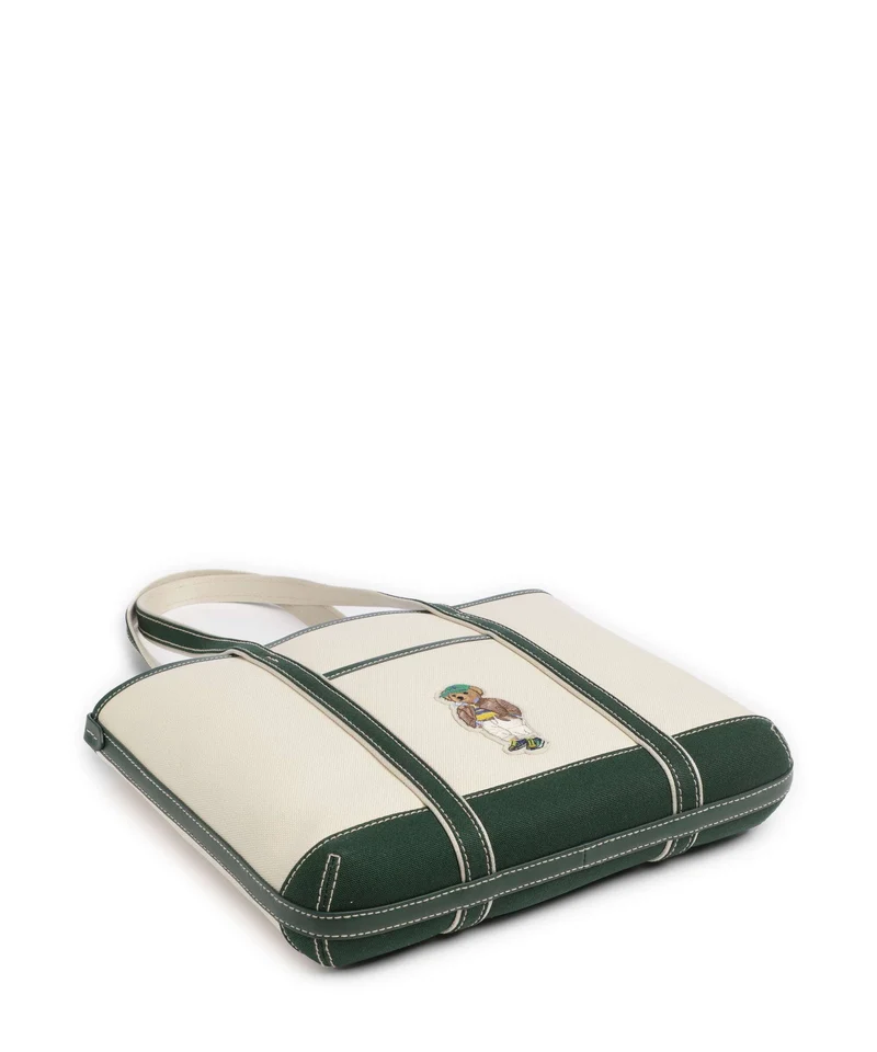 Polo Ralph Lauren Bear Fall Shopper ecru/northwest pine