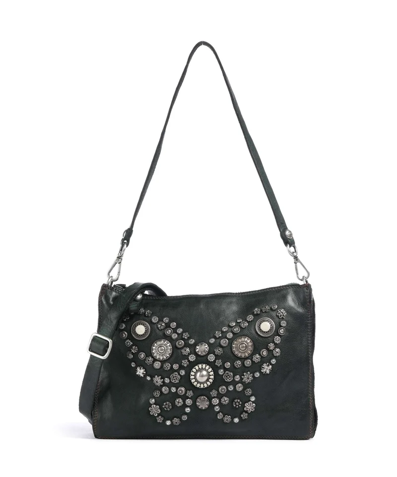 Campomaggi Schultertasche green bottle