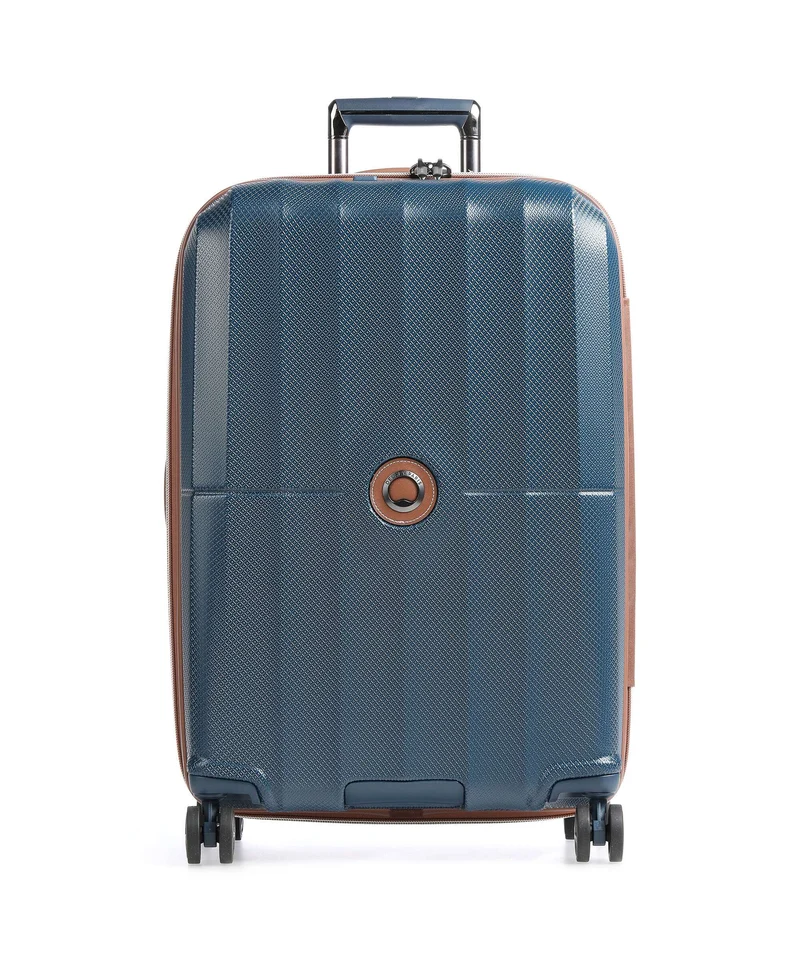 Delsey Paris Carrousel 4-Rollen Trolley marineblau
