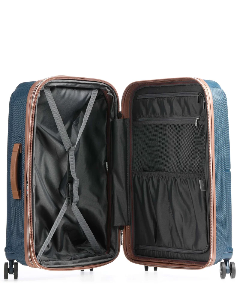 Delsey Paris Carrousel 4-Rollen Trolley marineblau