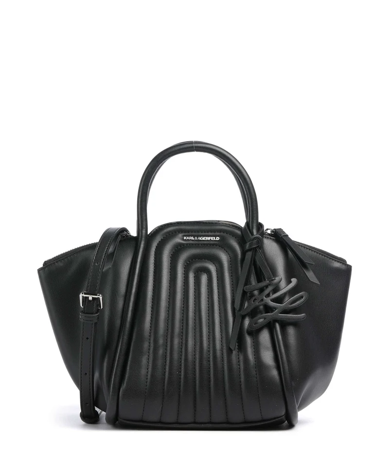 Karl Lagerfeld K/Wellen Umhängetasche black