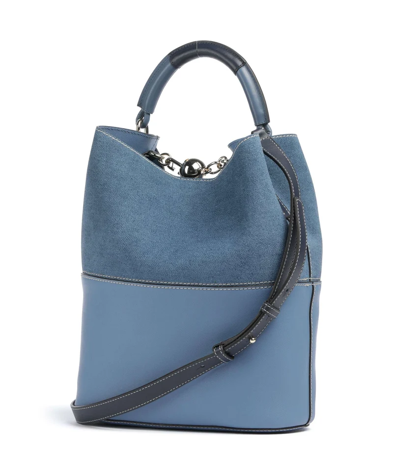 Furla Sfera S Bucket Handtasche denim