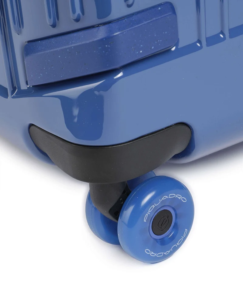 Piquadro POP 4-Rollen Trolley blue