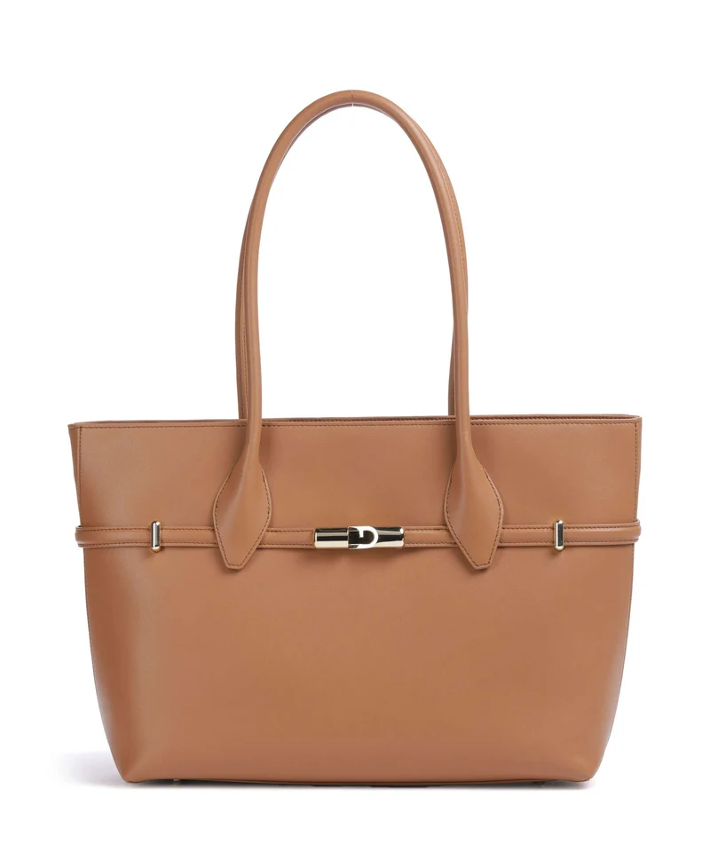 Furla Goccia L Shopper brandy