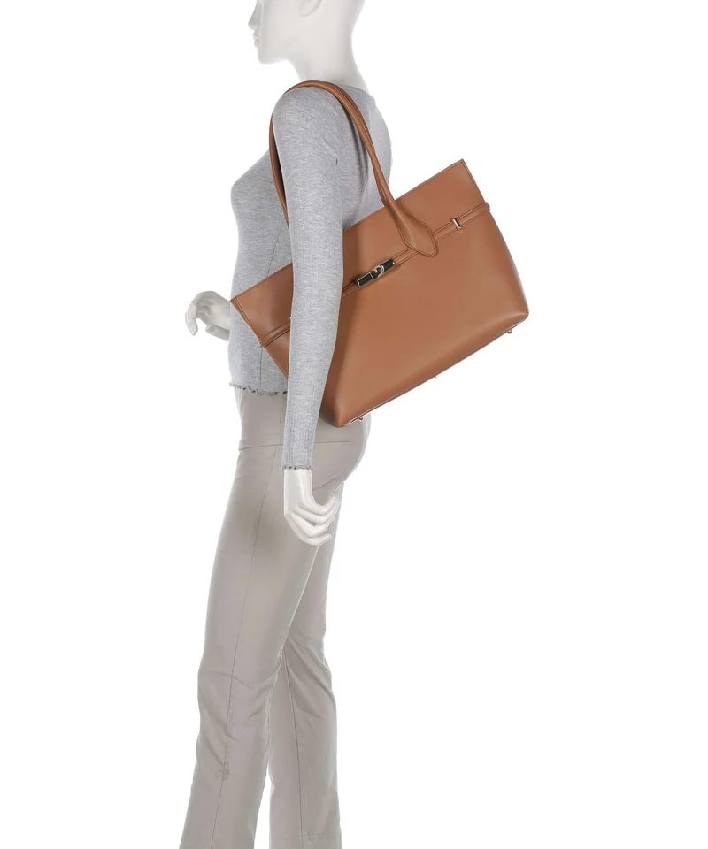 Furla Goccia L Shopper brandy