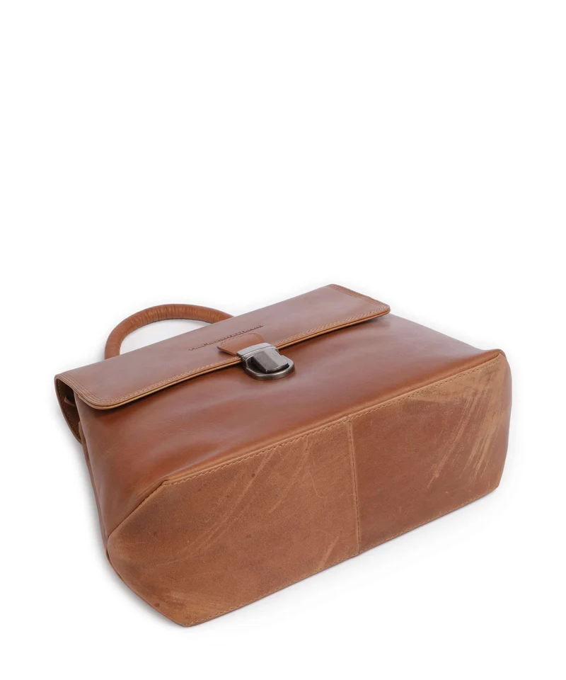 The Chesterfield Brand Wax Pull Up Cow Angera Handtasche cognac