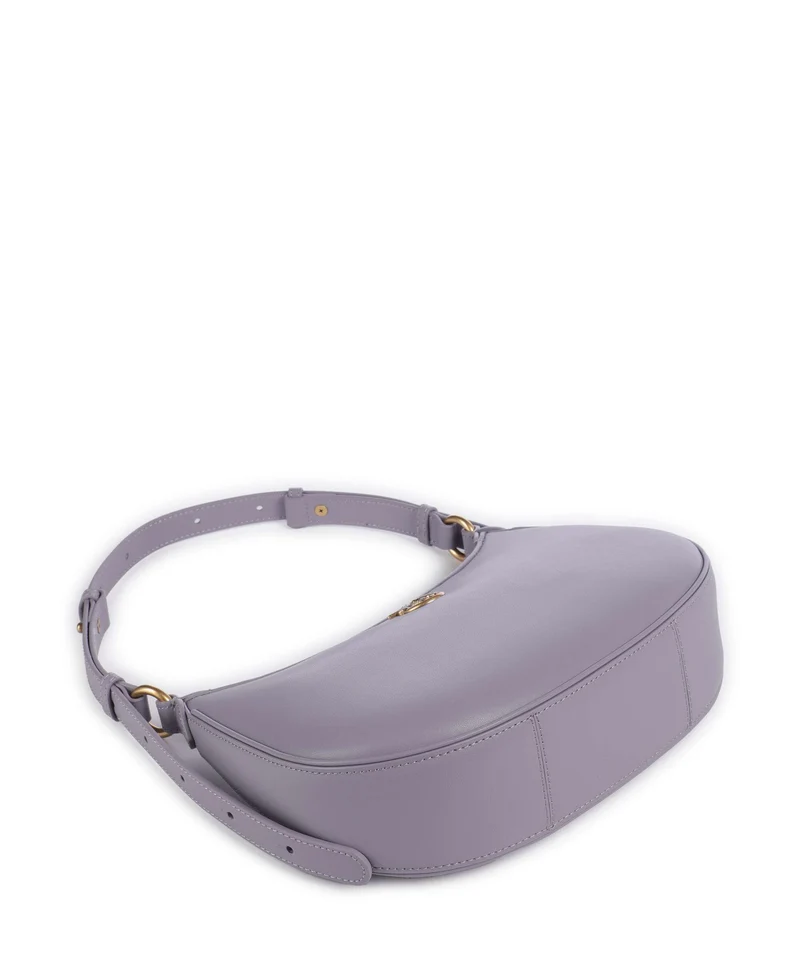 Pinko Half Moon Mini Schultertasche cenerre viola/antique gold