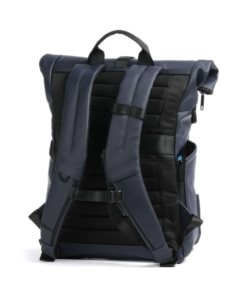 Piquadro Corner 2.0 Rolltop Rucksack blue