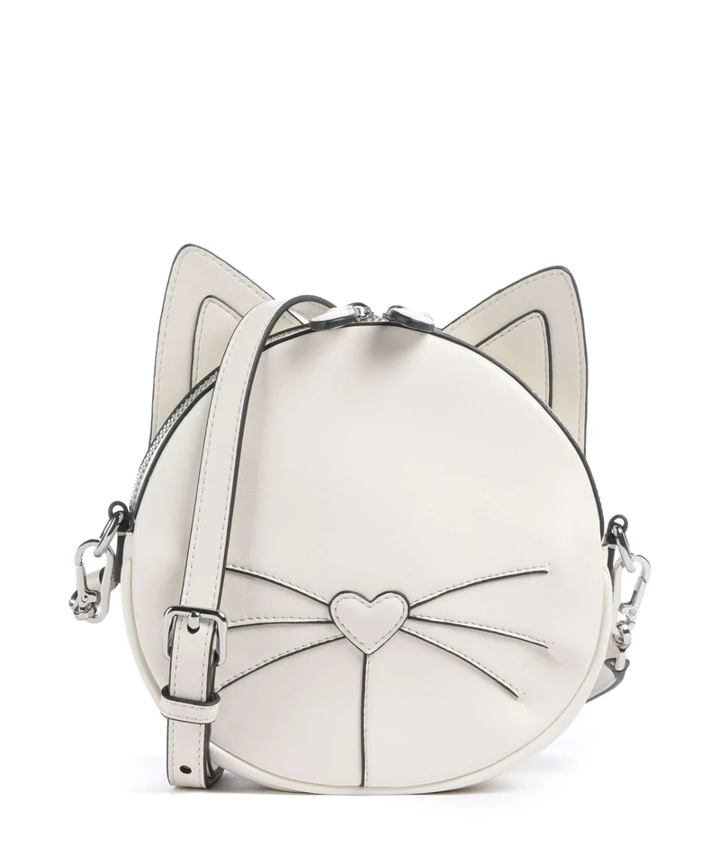 Karl Lagerfeld Ikon Chat Umhängetasche off white