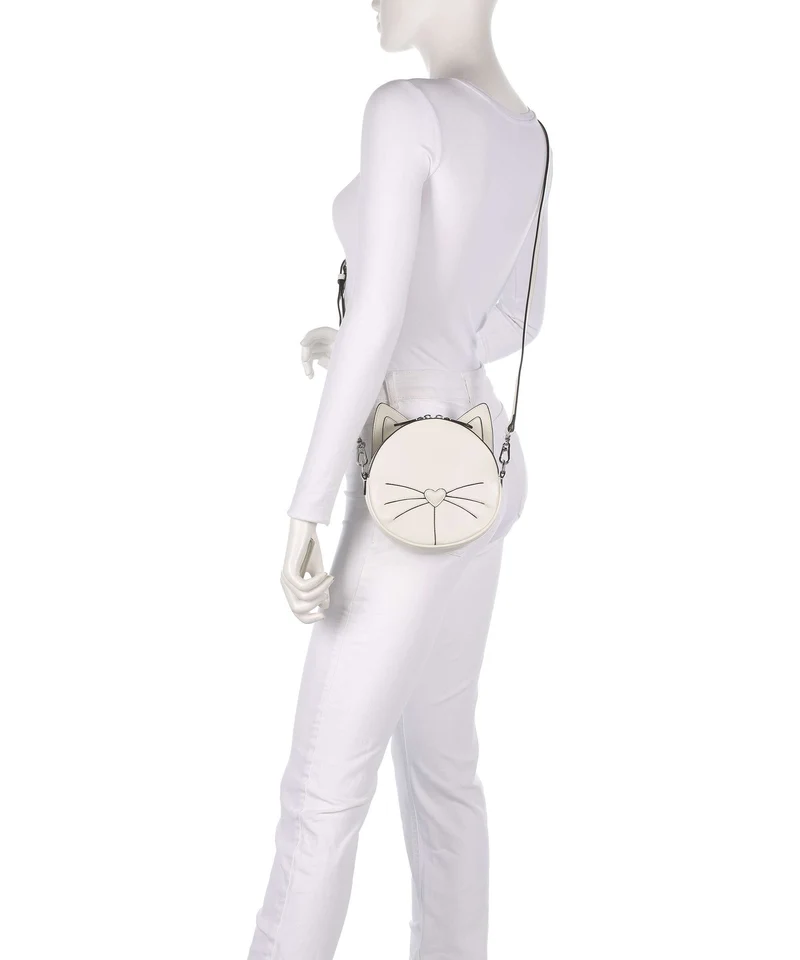 Karl Lagerfeld Ikon Chat Umhängetasche off white