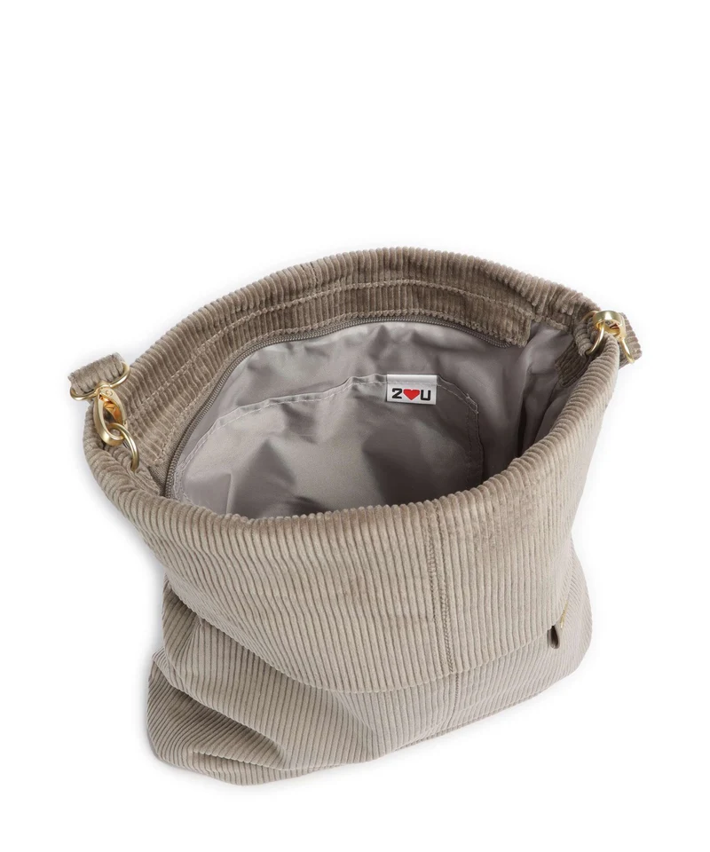 Zwei Mademoiselle.M M12 Beuteltasche cord mocca