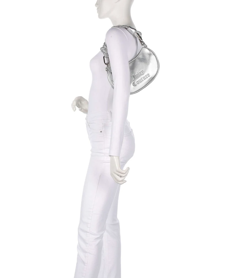 Juicy Couture Blossom Twist S Schultertasche silver