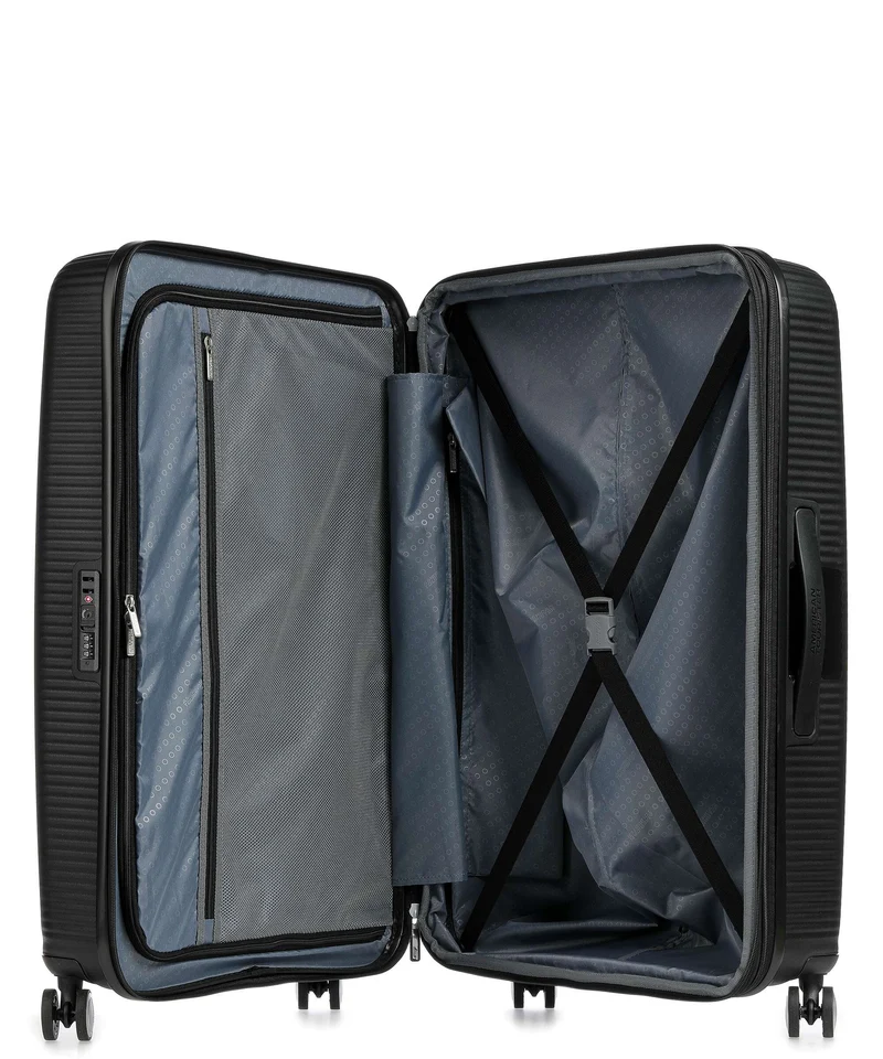 American Tourister Soundbox 4-Rollen Trolley bass black