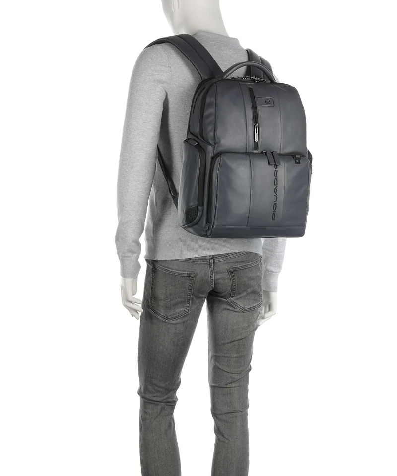 Piquadro Urban Laptop-Rucksack grigio
