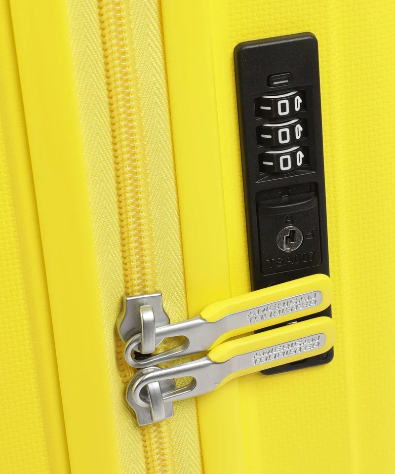 American Tourister Rejoy 4-Rollen Trolley electric yellow