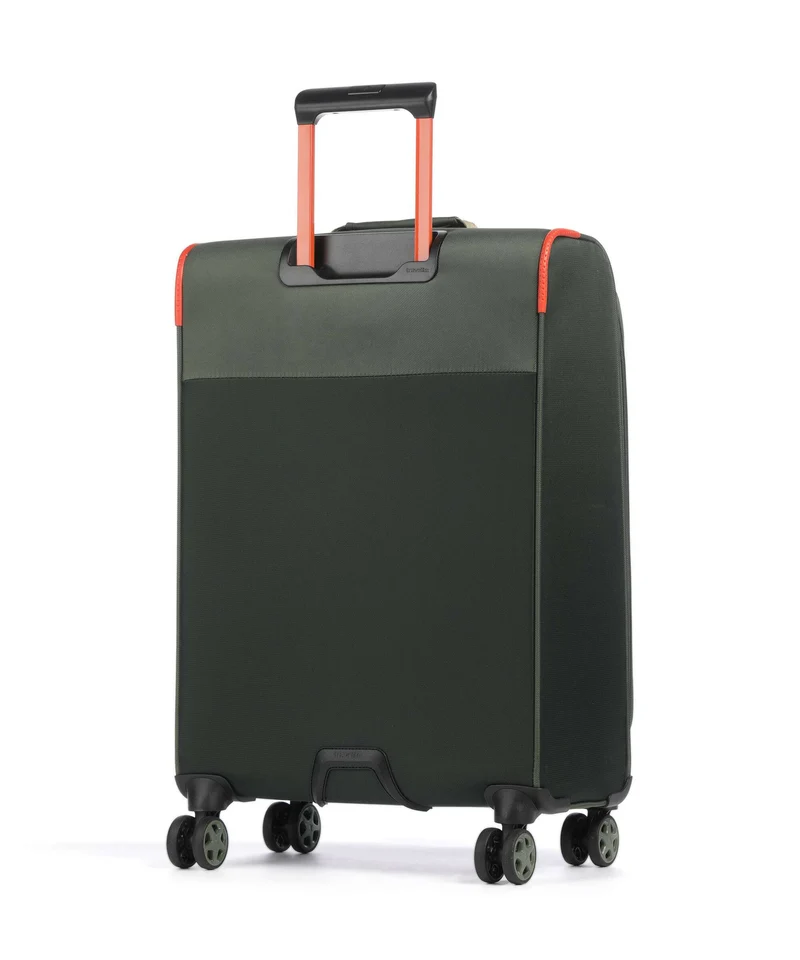 Travelite Color Craze 4-Rollen Trolley Set oliv