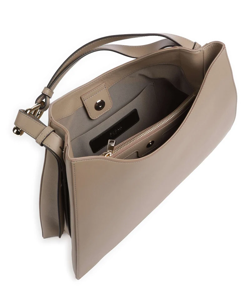 Furla Nuvola L Beuteltasche greige