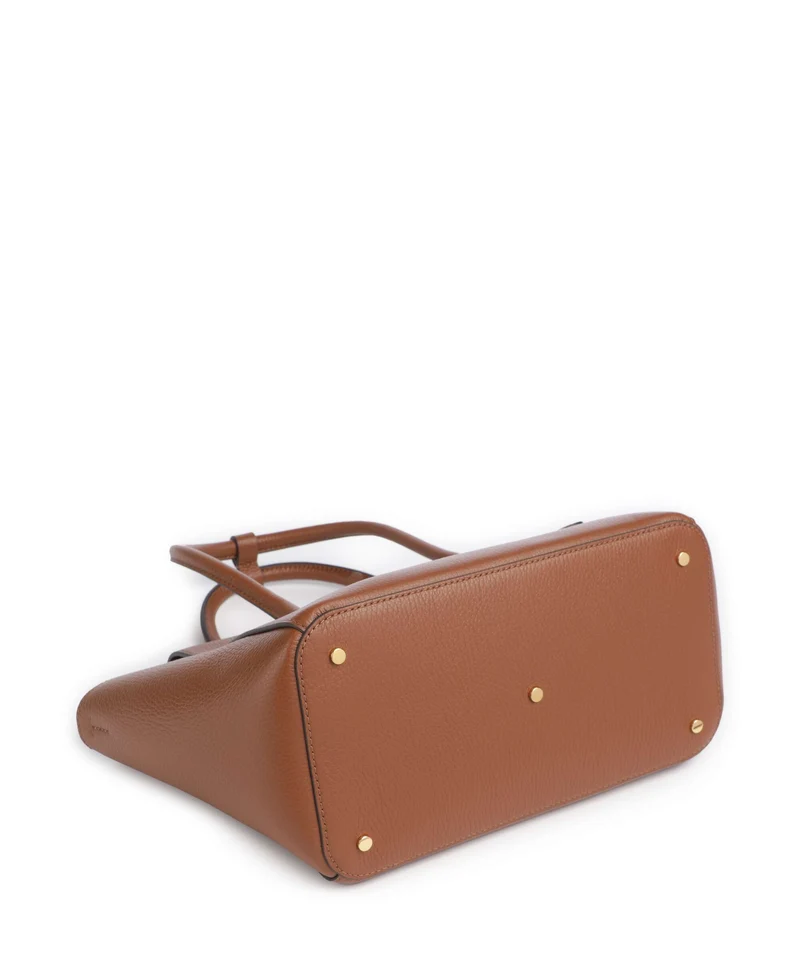 Coccinelle Beat Double Handtasche cognac