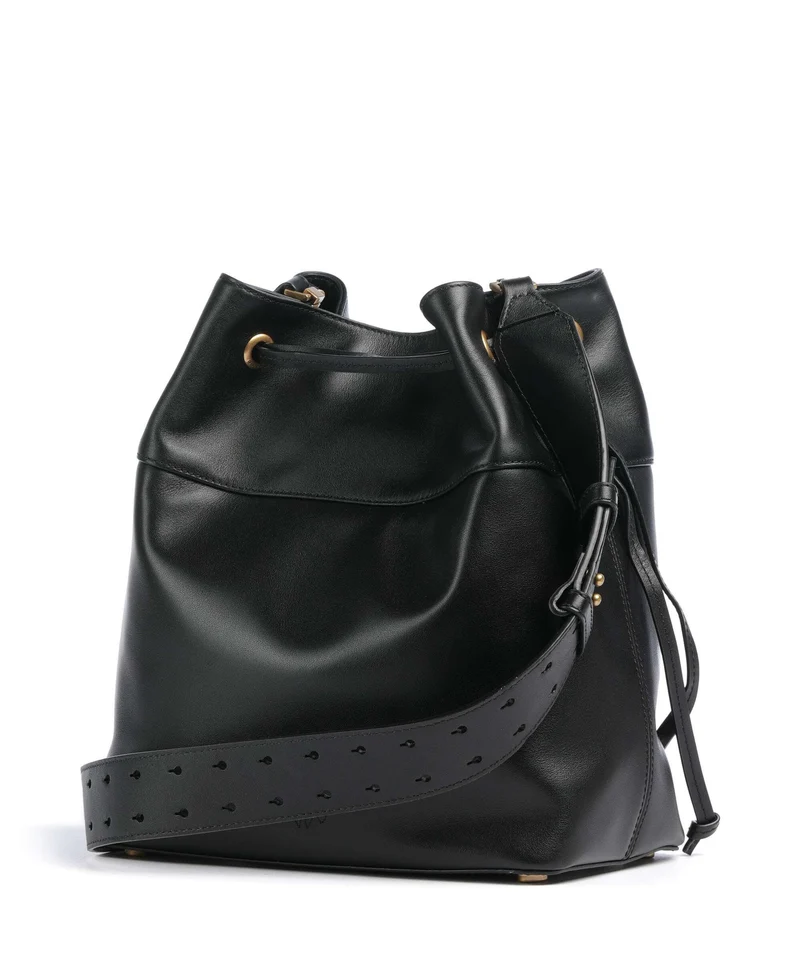 Pinko Secchiello Classic Bucket Handtasche nero/antique gold