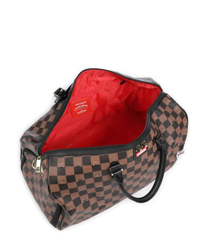 Sprayground Peeking Character Check Weekender multicolour