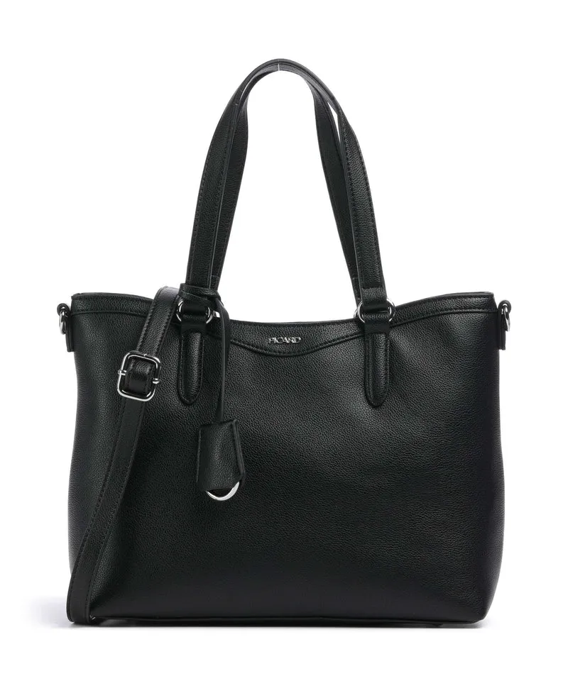 Picard Lyon Schultertasche schwarz