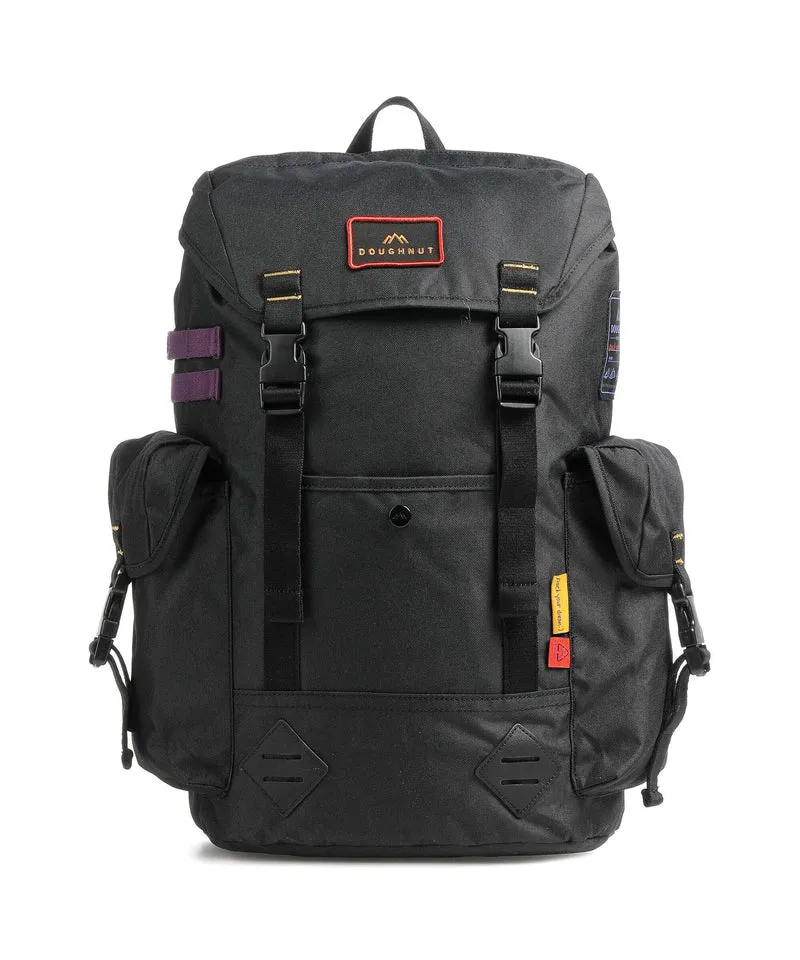 Doughnut Happy Camper Grounder Wanderrucksack black